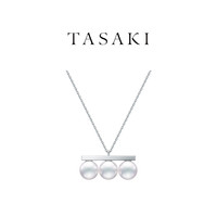 TASAKI 塔思琦 balance系列 P-16850-18KWG 几何18K白金珍珠项链 40cm