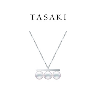TASAKI 塔思琦 balance系列 P-16850-18KWG 几何18K白金珍珠项链 40cm