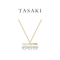 TASAKI 塔思琦 balance系列 P-16850-18KYG 几何18K黄金珍珠项链 40cm