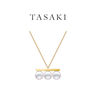 TASAKI 塔思琦 balance系列 P-16850-18KYG 几何18K黄金珍珠项链 40cm
