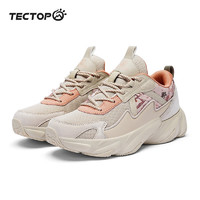 探拓（TECTOP）户外运动鞋 款保暖防滑通勤休闲鞋 女款米卡其/浅洋红 37