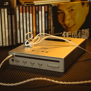 SHANLING 山灵 EC Mini便携CD播放器一体机高清格式车载cd播放机双向蓝牙5.0 ECmini CD一体机 黑色
