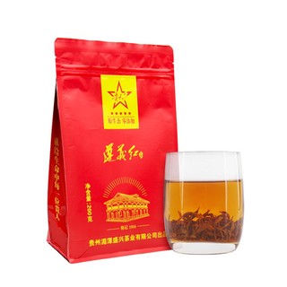 贵天下 遵义茶叶 贵州湄潭红茶工夫红茶茗茶高山红茶实惠自饮散袋装200g 遵义红一级200克