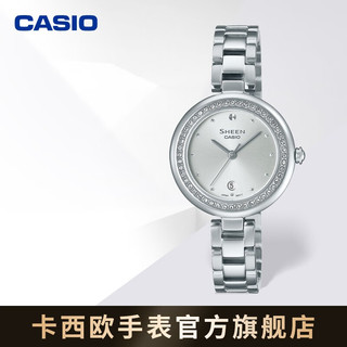 卡西欧（CASIO）SHEEN SHE-4534  潮流女表防水时尚商务手表 SHE-4557D-7AUPR