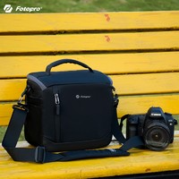 富图宝 Fotopro FB-01D 一机二镜数码相机单肩斜挎包 微单摄影腰包
