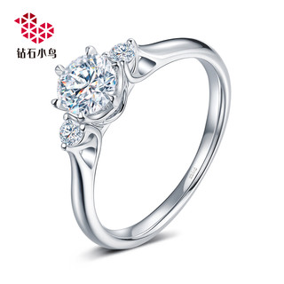 zbird 钻石小鸟 -18K金钻石戒指-三世之约-钻石女戒订婚结婚戒指