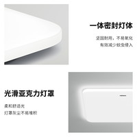 客厅灯 普通光源款/三防灯/23cm/15W/单白光