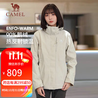 骆驼 CAMEL冲锋衣男女三合一羽绒服秋冬季加绒加厚三防户外登山服7D22267535