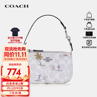 COACH 蔻驰 奢侈品女士NOLITA小号印花麻将包CK385