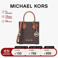 MICHAEL KORS 迈克·科尔斯 MK女包 MERCER单肩手提斜挎包迷你棕色