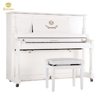 PLUS会员：Xinghai 星海 海资曼 125AF 欧式古典立式钢琴 白色 亮光