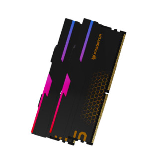 PREDATOR 宏碁掠夺者 Hermes冰刃系列 DDR5 6400MHz 台式机内存条 64G（32G×2）套装 RGB C32