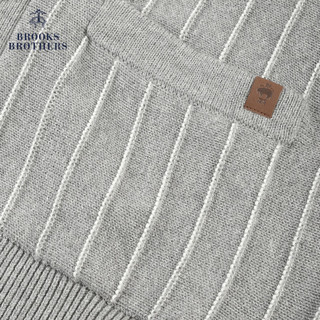 Brooks Brothers 布克兄弟 男士青果领针织衫 BB100195726N3 灰色 S