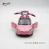 MINI AUTOProswon大号特斯拉MODEL-X玛莎拉蒂跑车合金车模儿童玩具1:32声光 特斯拉SUV粉色