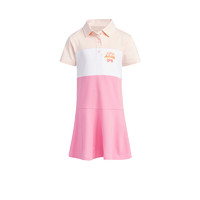 88VIP：adidas 阿迪达斯 女童装运动POLO连衣裙夏季新款小女孩短袖网球裙IA9263