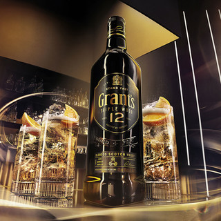 grant‘s Grant's格兰苏格兰威士忌 12年 格兰威英国进口洋酒700ml*1瓶