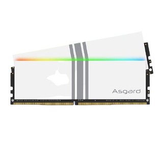 Asgard 阿斯加特 瓦尔基里系列 DDR4 3200MHz RGB 台式机内存 灯条 炫酷白 32GB 16GBx2