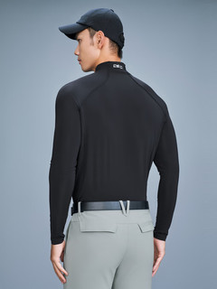 迪桑特（DESCENTE）高尔夫PRO系列男子打底衫冬季 BK-黑色 M (170/92A)