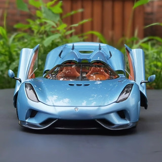 minispace1:18 柯尼塞格 KOENIGSEGG REGERA 跑车汽车模型车模 白色