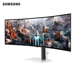 SAMSUNG 三星 49英寸 1800R曲率 OLED 240Hz 准5K分辨率带鱼屏 曲面显示器 S49CG932SC