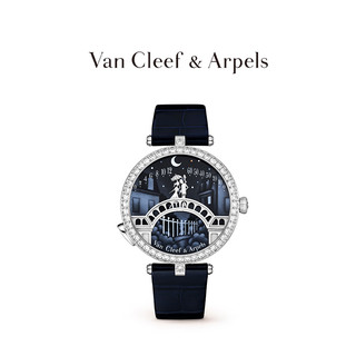 梵克雅宝（Van Cleef & Arpels）情人桥 Pont des Amoureux系列 18K金诗意复杂功能腕表. 白K金