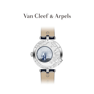 梵克雅宝（Van Cleef & Arpels）情人桥 Pont des Amoureux系列 18K金诗意复杂功能腕表. 白K金