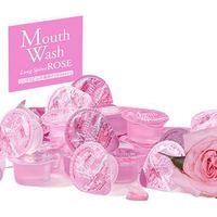 Long Spin 隆斯冰 OKINA日本果冻型便携式漱口水14mlx10粒玫瑰味缓解口腔异味