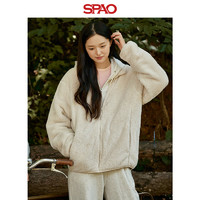 SPAO 韩国同款2023年秋冬新款女士摇粒绒外套SPFZD4TU01