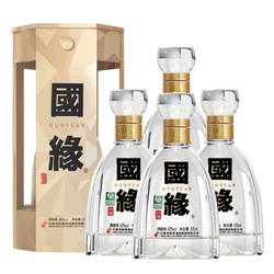 今世缘 国缘 四开 42%vol 幽雅醇厚型白酒 500ml*4瓶 整箱装