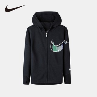 NIKE 耐克 女童开衫连帽卫衣=