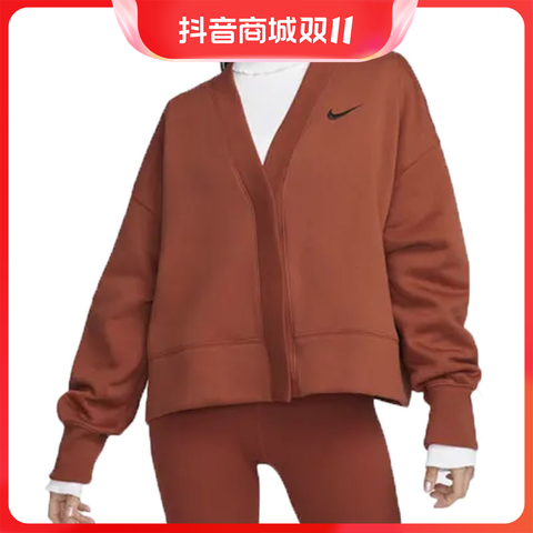 耐克运动夹克_NIKE 耐克女款外套W NSW PHNX FLC OOS CRDGN针织夹克