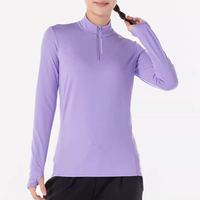 DECATHLON 迪卡侬 TS RUN WARM 女子运动T恤 8394792 香芋紫 LXL/46