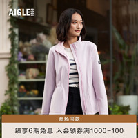 AIGLE艾高秋WR防泼水SOFTSHELL保暖软壳夹克女士外套 轻紫藤色 AN665 36(160/84A)