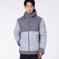 DECATHLON 迪卡侬 男子户外棉服防水外套 839857 深灰拼色 XXL