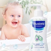 PLUS会员：Mustela 妙思乐 温和清洁婴儿洗发沐浴露 500ml