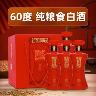 泸州老窖浓香 泸州老窖 老窖藏品蜀之春60度600ml*4瓶浓香型