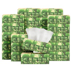Breeze 清风 APP）抽纸 原木森林M码3层120抽*20包 零塑纸  卫生纸 餐巾纸巾 整箱装