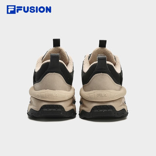 斐乐（FILA）FUSION斐乐潮牌女鞋加绒老爹鞋2023冬熔岩鞋休闲鞋 贝鲁加灰/玛丽娜-BM 37.5