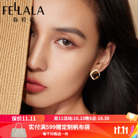 翡拉拉（fellala）原创桂语简约百搭耳钉女小众设计感高级感耳环 耳环