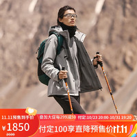 KOLON SPORT可隆冲锋衣女户外防水抓绒内胆运动三合一夹克 珊瑚色LC-男 4XL