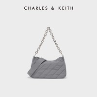 CHARLES & KEITH CHARLES&KEITH;镭射反光CK2-80781414潮酷链条腋下 Grey灰色(反光)