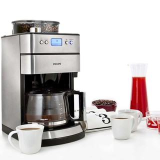 PHILIPS 飞利浦 全自动美式咖啡机小型家用专业现磨带研磨一体机办公HD7751