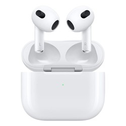 Apple 苹果 AirPods 3 MagSafe充电盒版 半入耳式真无线蓝牙耳机 白色