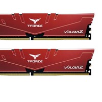 Team 十铨 火神系列 Z DDR4 3200MHz 台式机内存 8GB 马甲条 红色