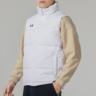 安德玛（Under Armour）官网男装女装 23冬季运动潮流时尚跑步休训练羽绒马甲 21600803-100 M/170/92A