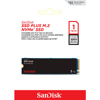 SanDisk 闪迪 1TB SSD固态硬盘 M.2接口NVMe协议PCIe3.0加强版稳定