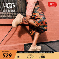 UGG 女士休闲舒适平底圆头时尚糖果低筒雨鞋 1125730 SWD  木屑色 39
