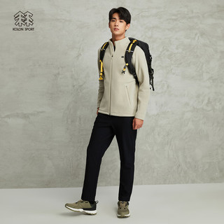 KOLON SPORT/可隆抓绒衣 男子户外透汽运动徒步露营保暖夹克外套【】 LHFJ3WN167-OG 橄榄绿 185/2XL