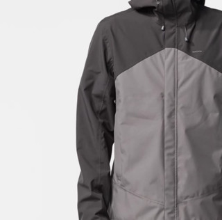 DECATHLON 迪卡侬 MH150 M JKT 男款冲锋衣 深浅灰拼色 L