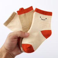 88VIP：优可秀 婴儿袜子春秋薄款0一3月新生儿纯棉袜子宝宝可爱卡通中筒袜